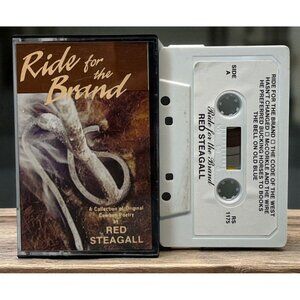 Red Steagall Ride For The Brand Cassette Original Cowboy Poetry